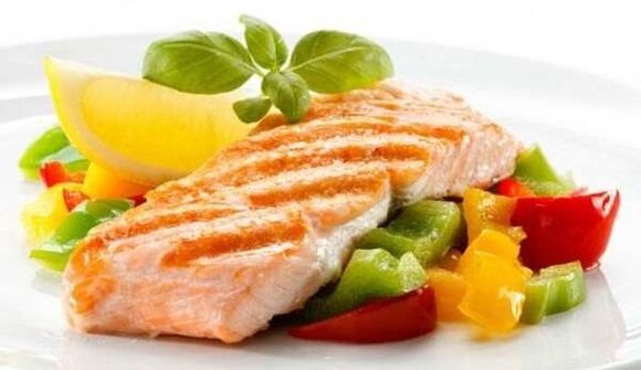 pesce con verdure per la dieta Dukan
